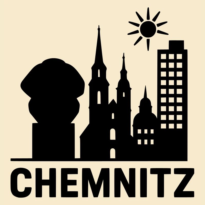 Silhouette de l’emprise de Chemnitz