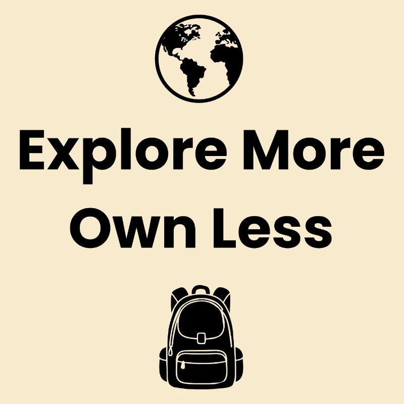 Explorez plus, possédez moins – Chemise d’aventure