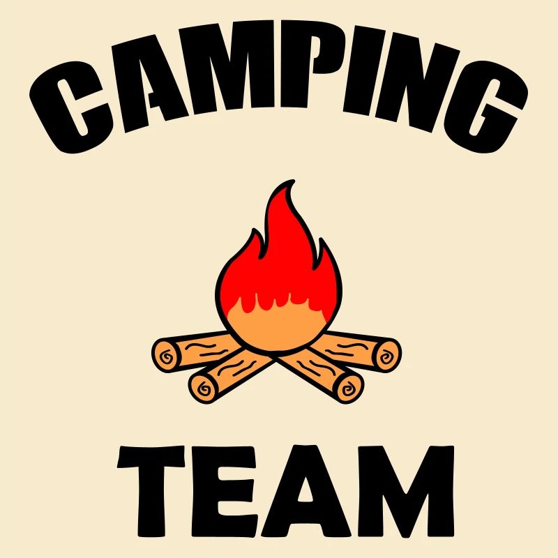 Conception de la silhouette du feu de camp