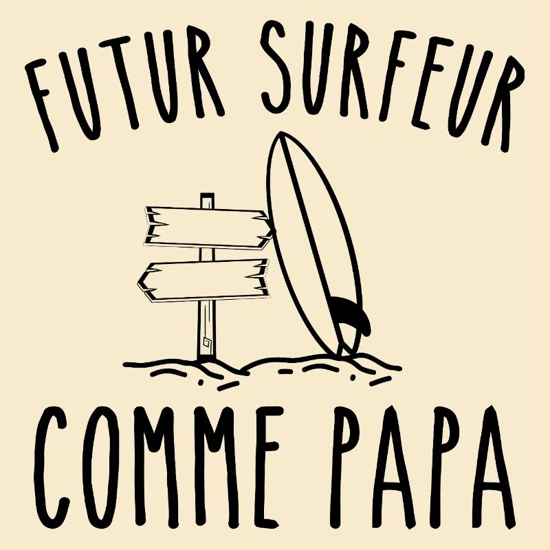 futur surfeur comme papa