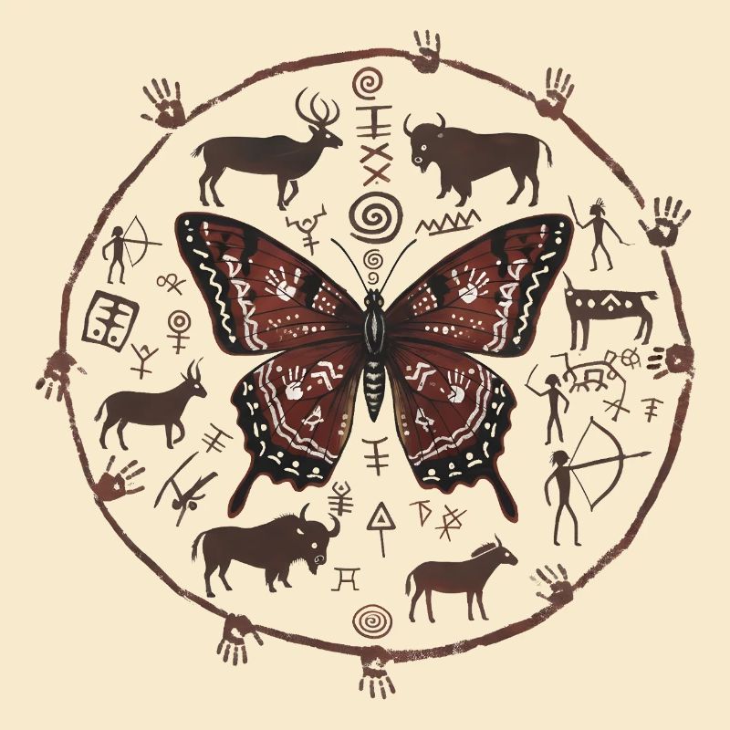 Rune Circle Butterfly