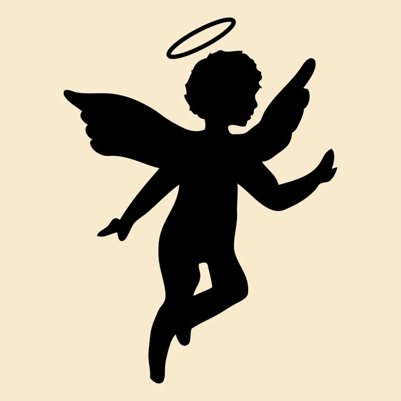 Petit ange avec une auréole