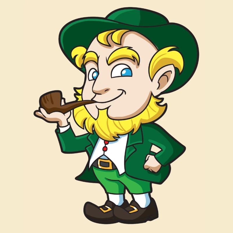 Leprechaun Pipe Charm