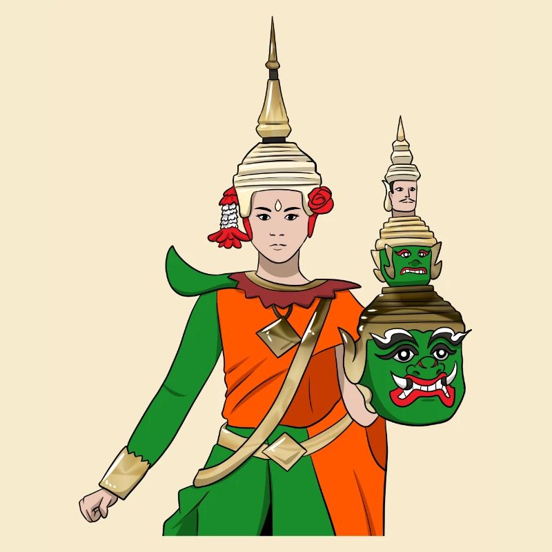 Cambodia Tradition Dance Khmer Apsara I Gift
