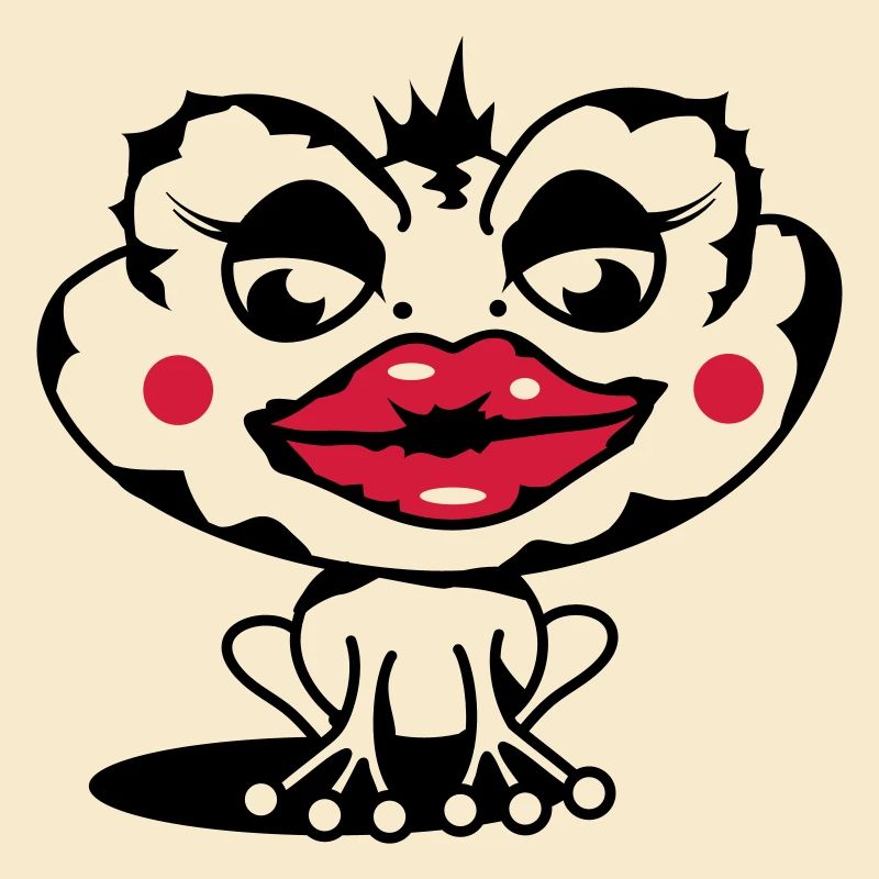 A toad with a thick lip