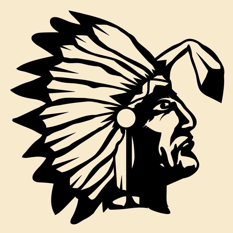 A chief with a buckled feather