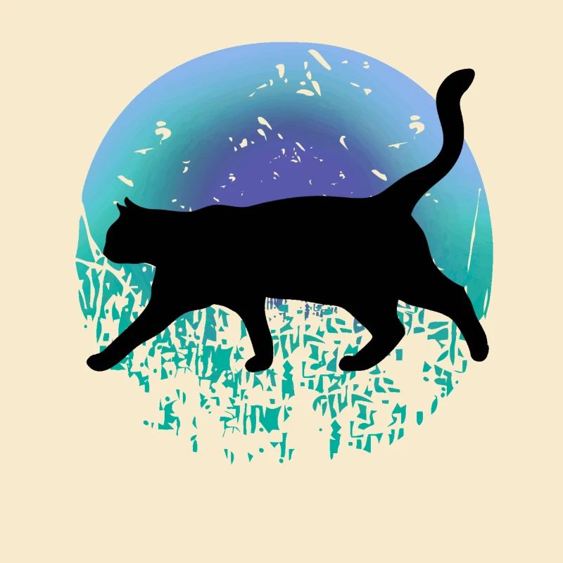 Schwarze Katze