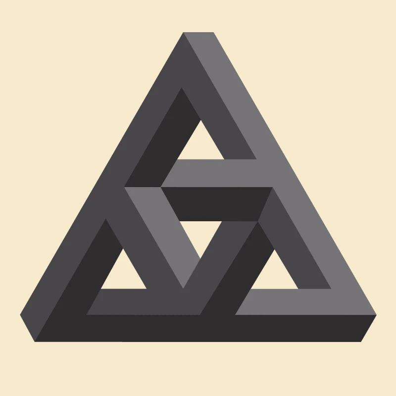 Abstract Geometry Pattern in Gray