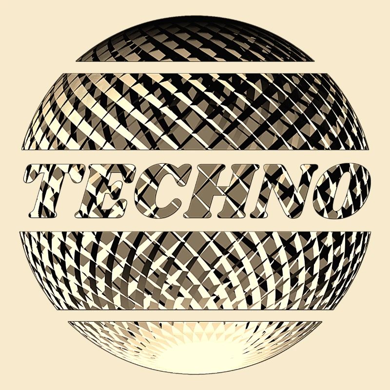 Boule techno disco or