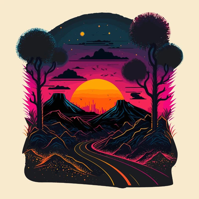 Synthwave-Artwork
