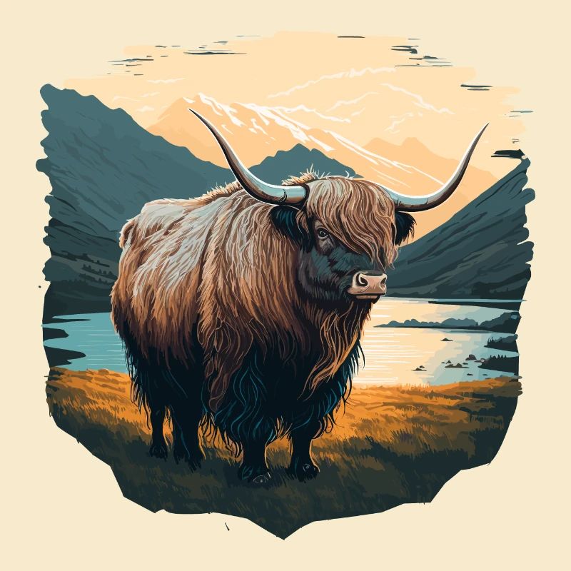 Yak mit See
