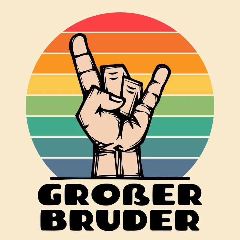 Stolzer Großer Bruder Statement Bruderherz