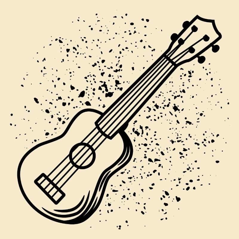 Ukulele Drawing