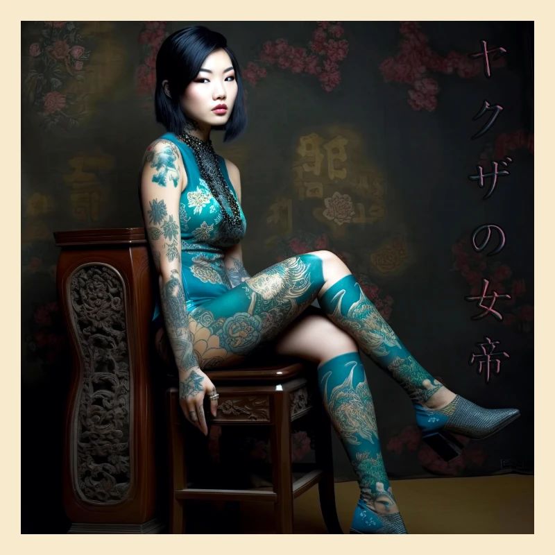 Ritratto Donna 05 Tatoo Typo