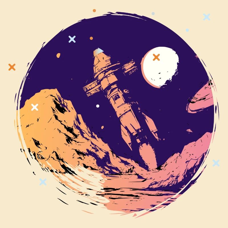 fusée espace école de l’espace début Allez nerd de l’espace