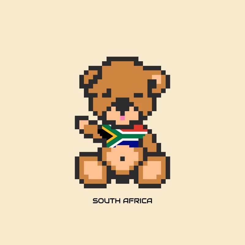 Pixel Bär Südafrika