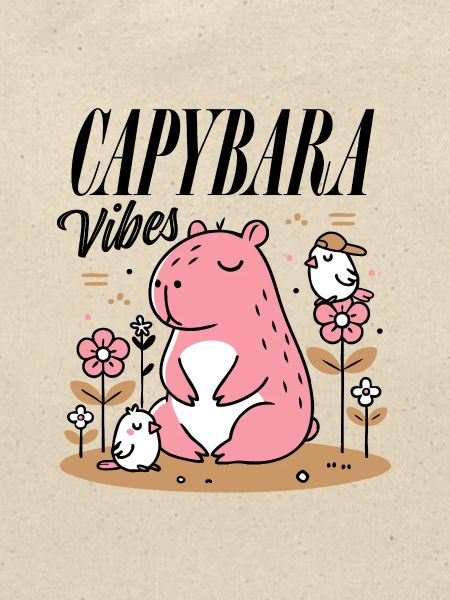 Entspanntes Capybara mit Freunden
