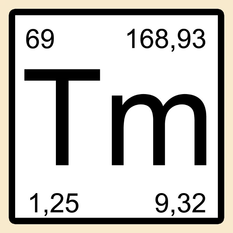 Conception des éléments de thulium