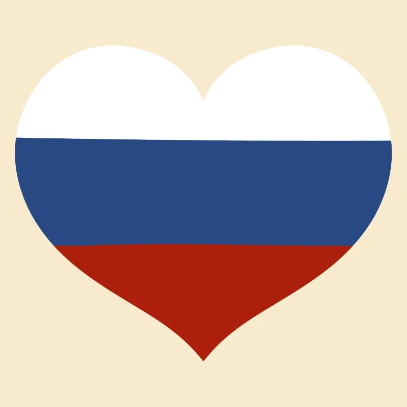 Drapeau du cœur de la Russie