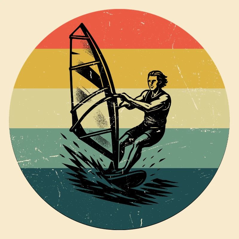 Modern Windsurfing Artwork