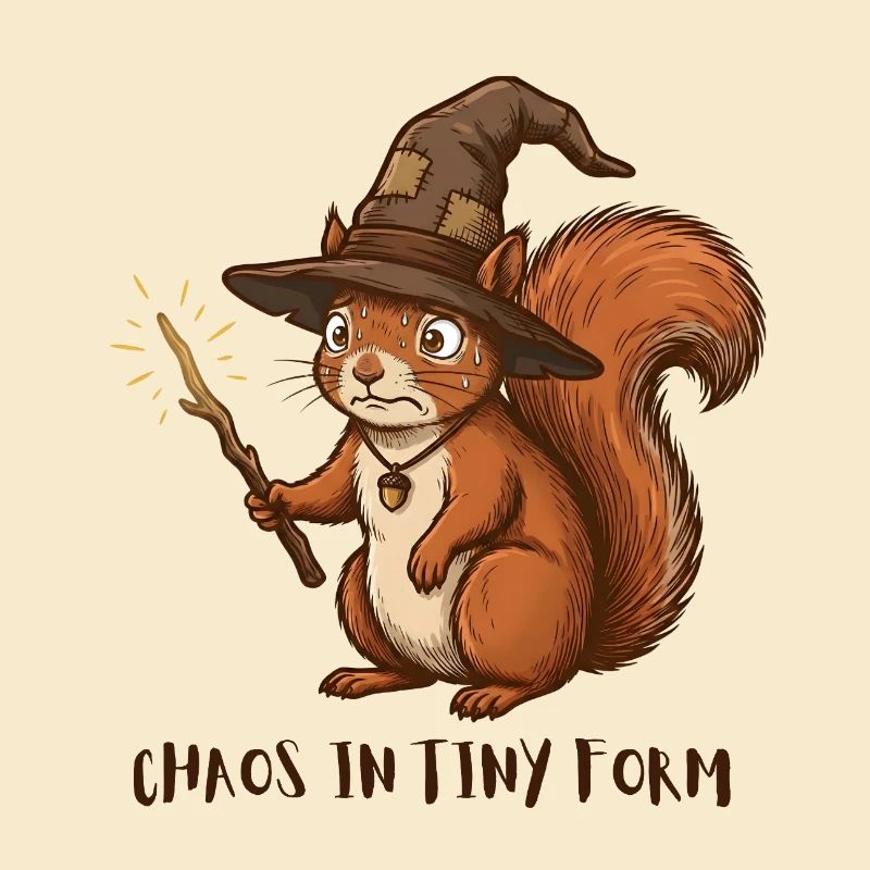 Chaos in Tiny Form – Feralcore Squirrel