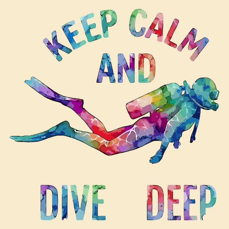 Colorful Dive Saying