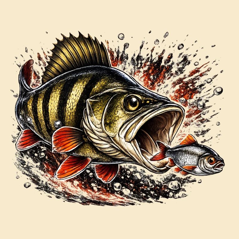 Explosive Perch Predator Fishing Design