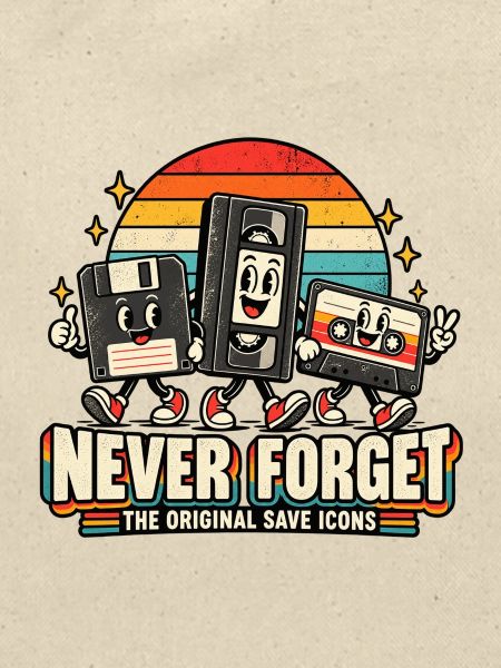 Retro-Speicher-Icons
