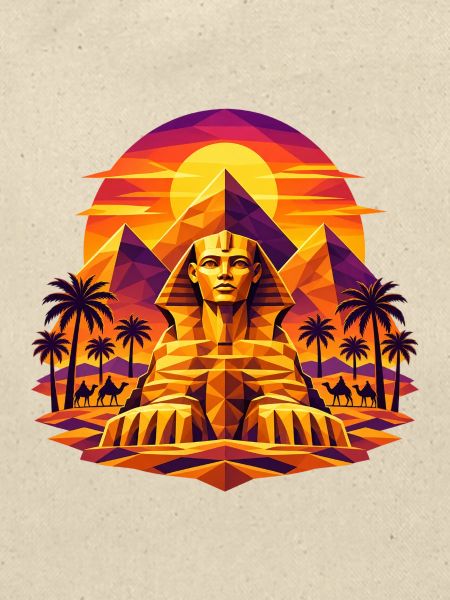Sphinx Sonnenuntergang – Gizeh