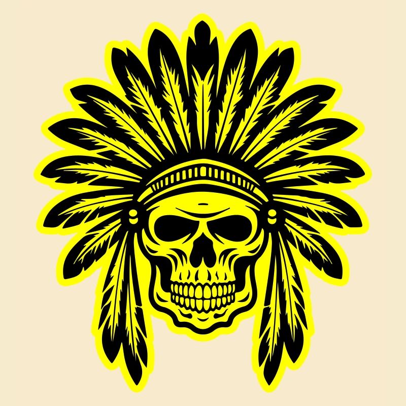 Crâne de chef indien apache