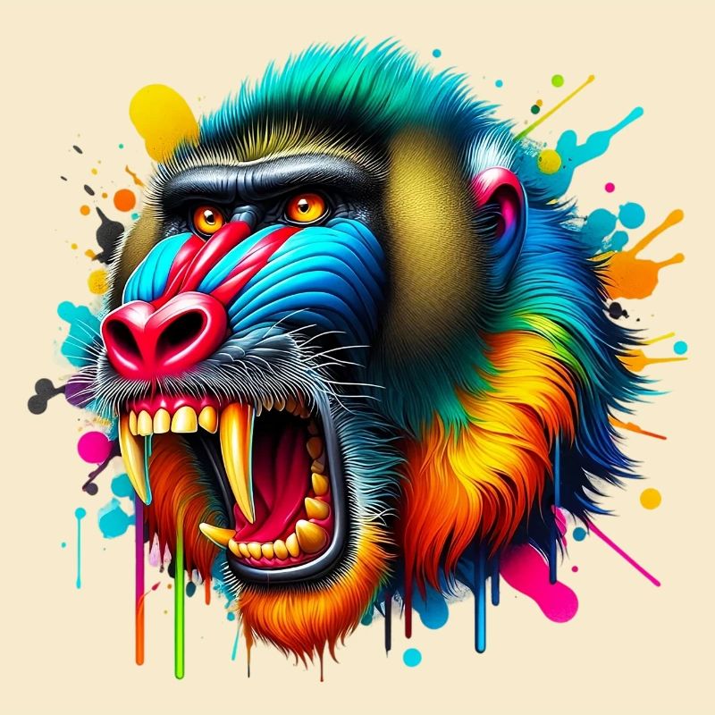 Mandrill-Affe