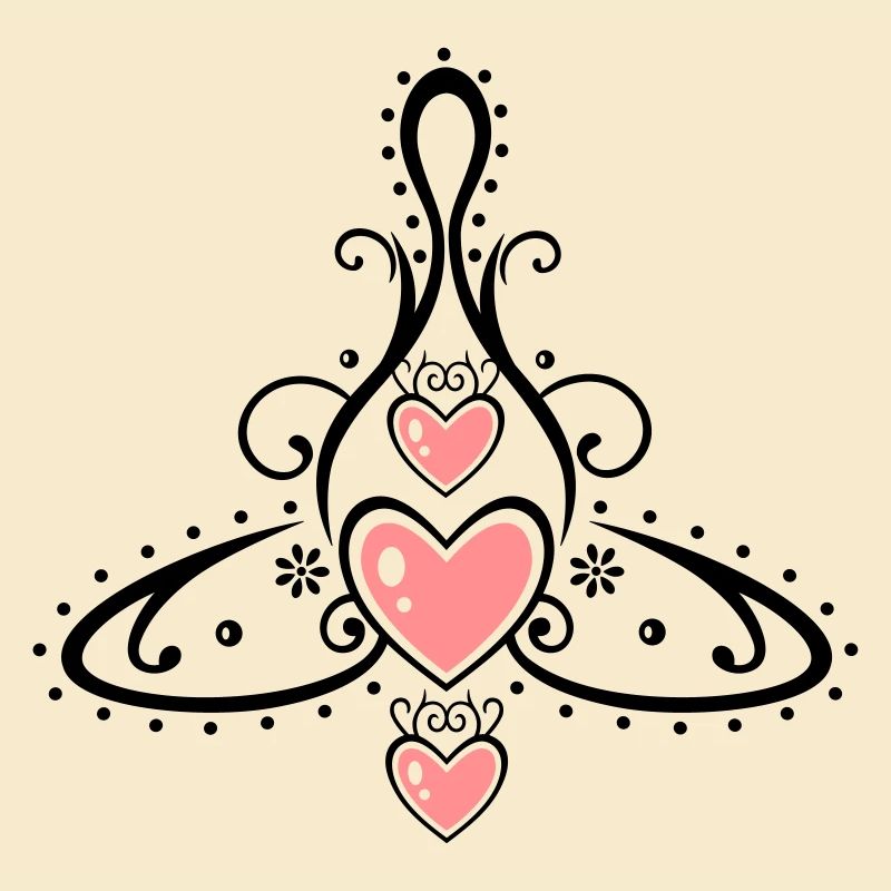 Keltisches Symbol, Mutter mit drei Kindern.