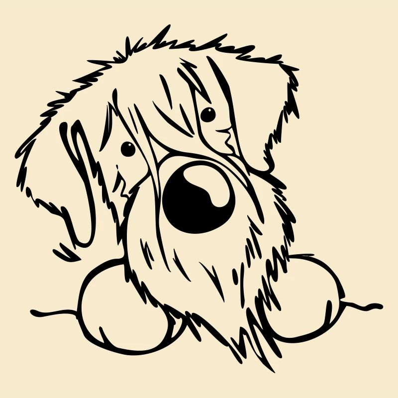 Neugieriger Schnauzer