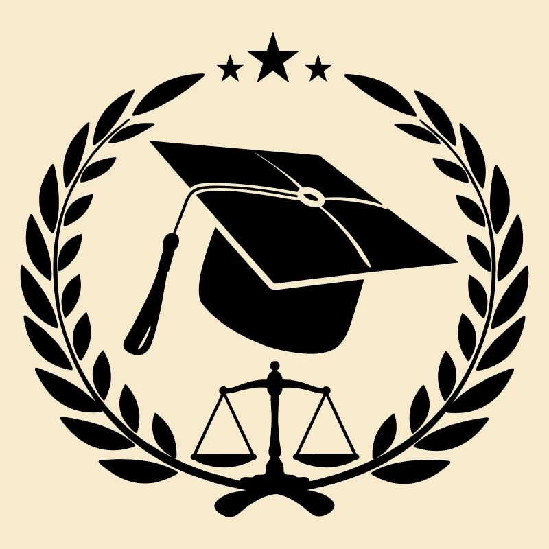 Successful cap logo in laurel wreath