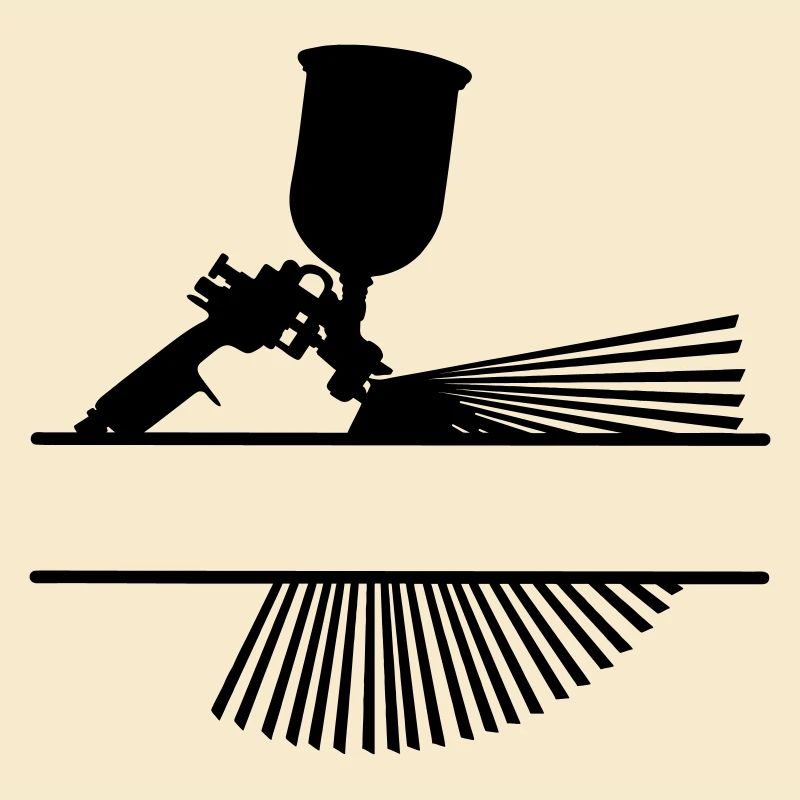 Spray with text banner