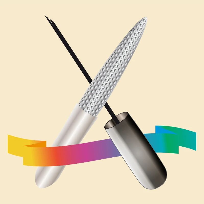 Manicure Tools with Gradient Illustration