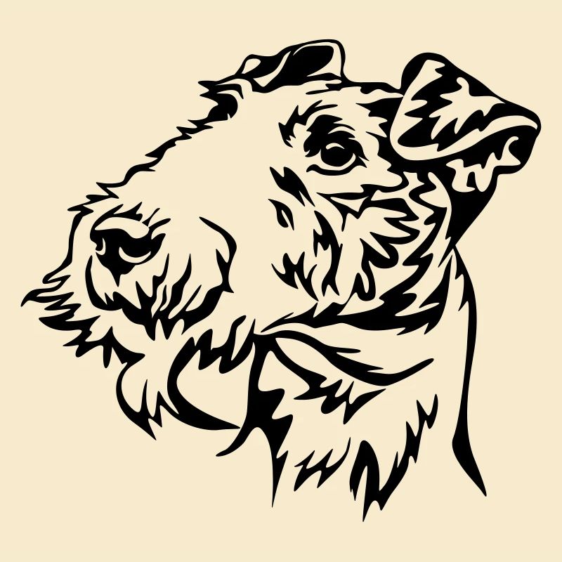 Tête de Fox terrier