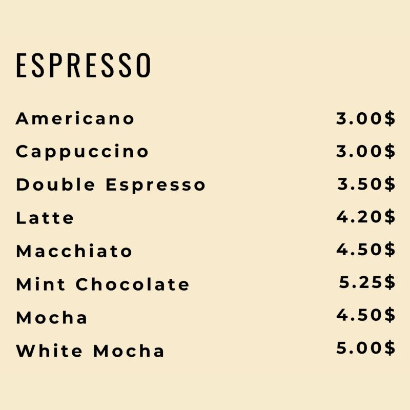 A little coffee?