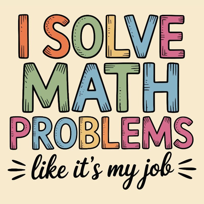 I Solve Math Problems Like a Job Math Teacher