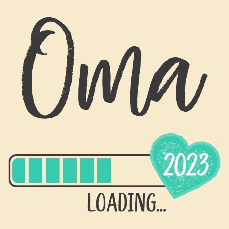 Oma Loading 2023 Herz Junge Werdende Großmutter