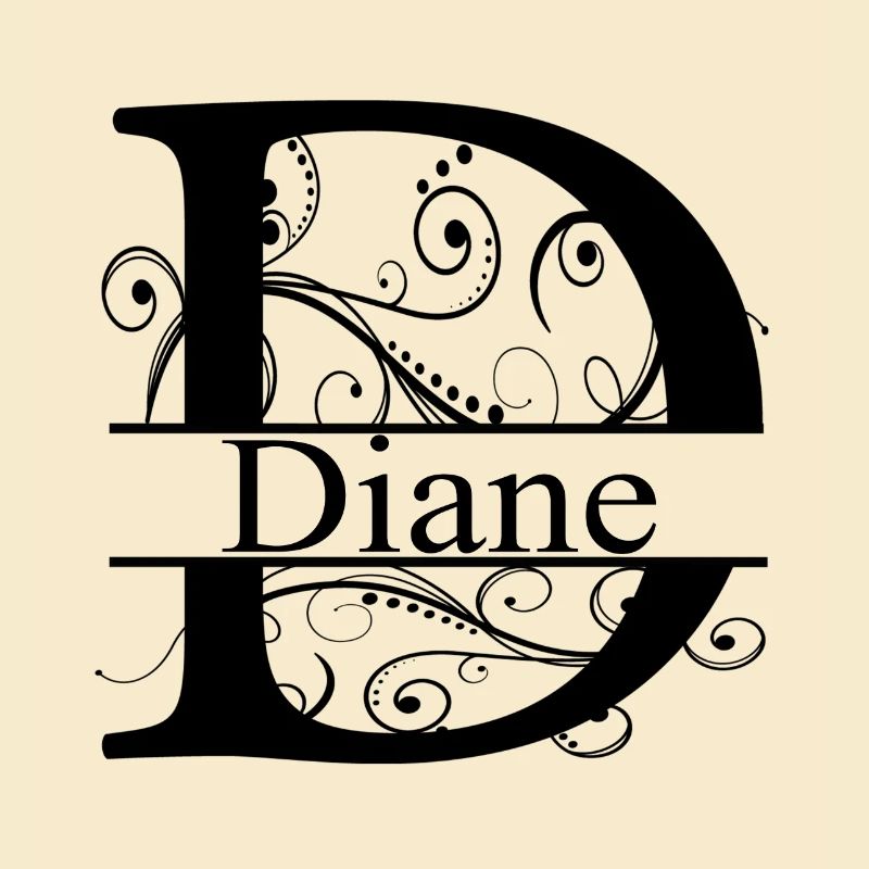 Monogram avec le prénom Diane