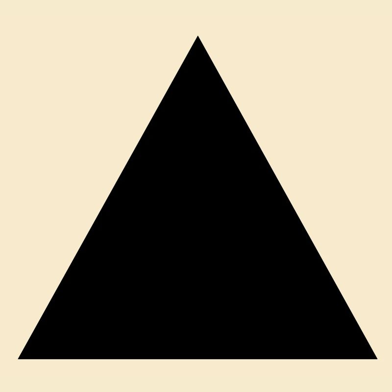 hipster triangle shape
