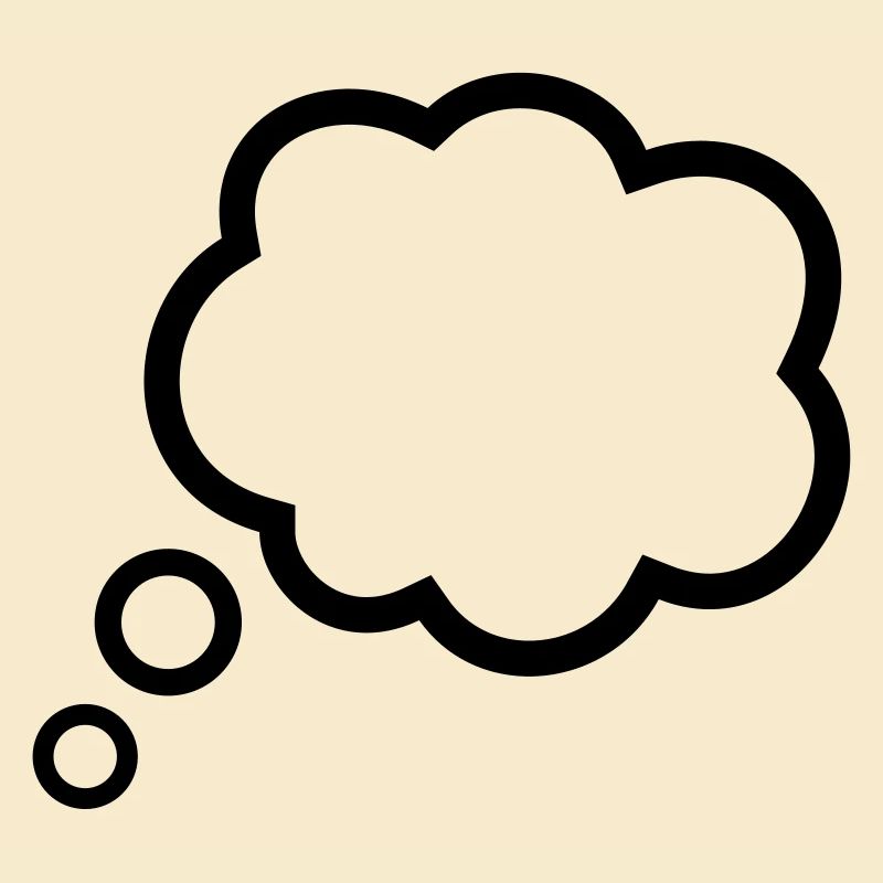 Thinking Bubble Comic Pensée Bulle Bulle Pensées
