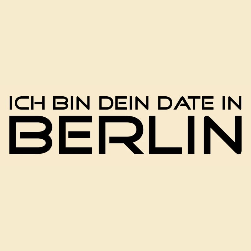 Ich bin dein Date in Berlin - Schwarz