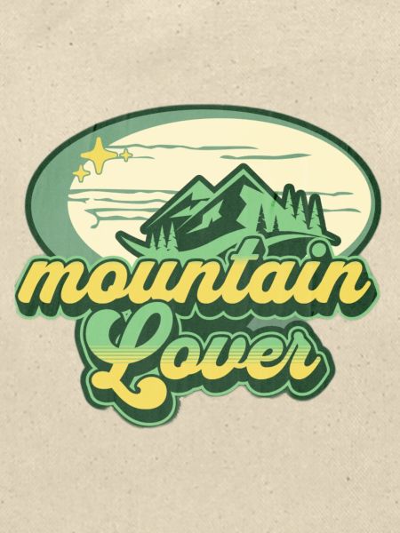 Logo rétro Mountain Lover