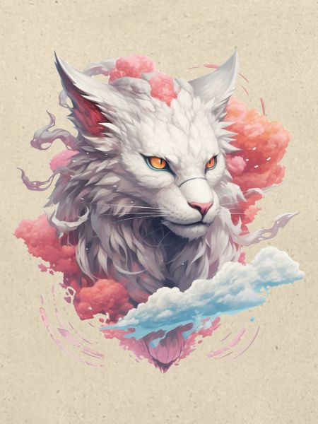 White Fantasy Lion