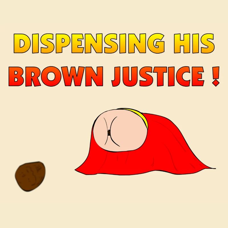 Flying Bum (diagonal) - with text