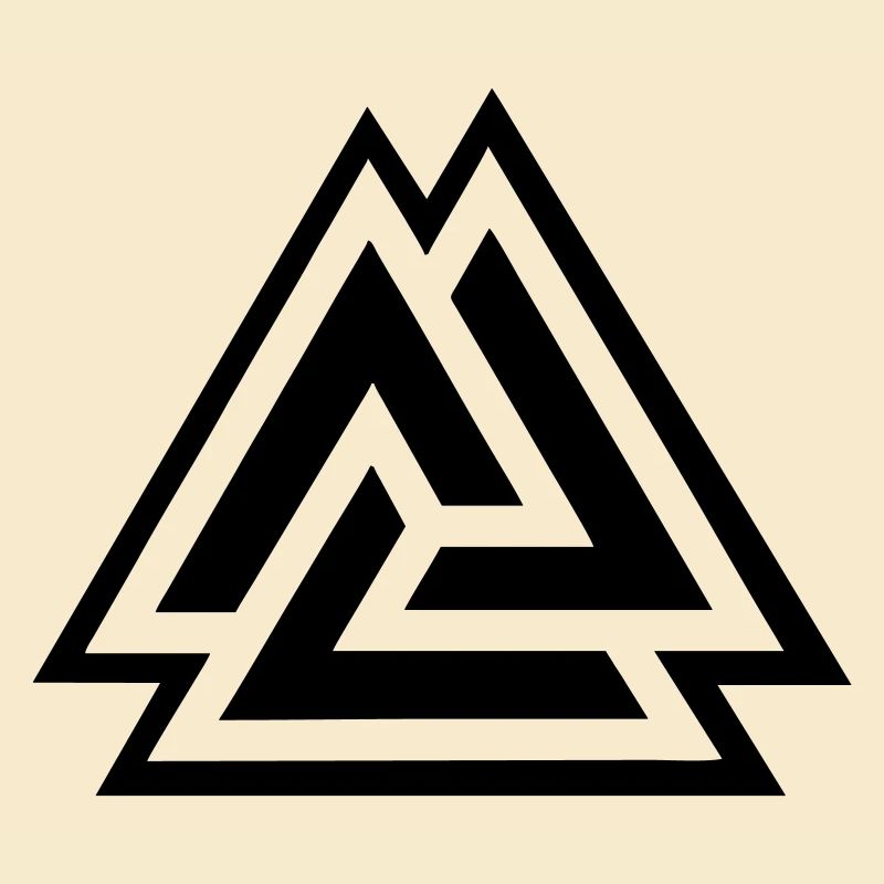 Valknut Knoten der Gefallenen in der Schlacht