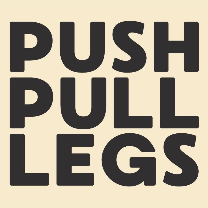 Push Pull Jambes Répéter Entraînementssplit