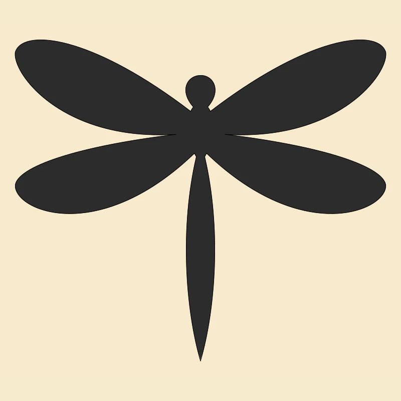 Silhouette de la Libellule